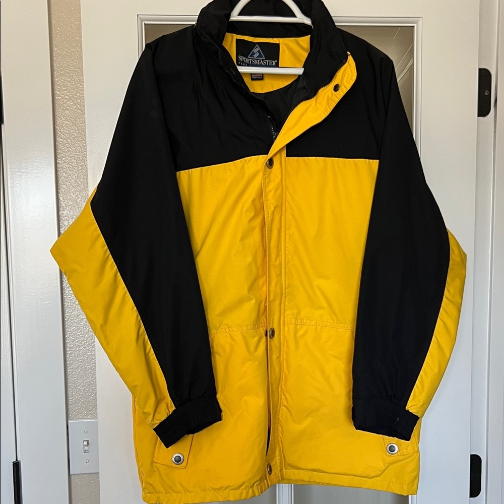 Sports Master- Men's Black and Yellow Jacket